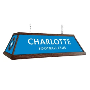 Charlotte FC: Premium Wood Pool Table Light