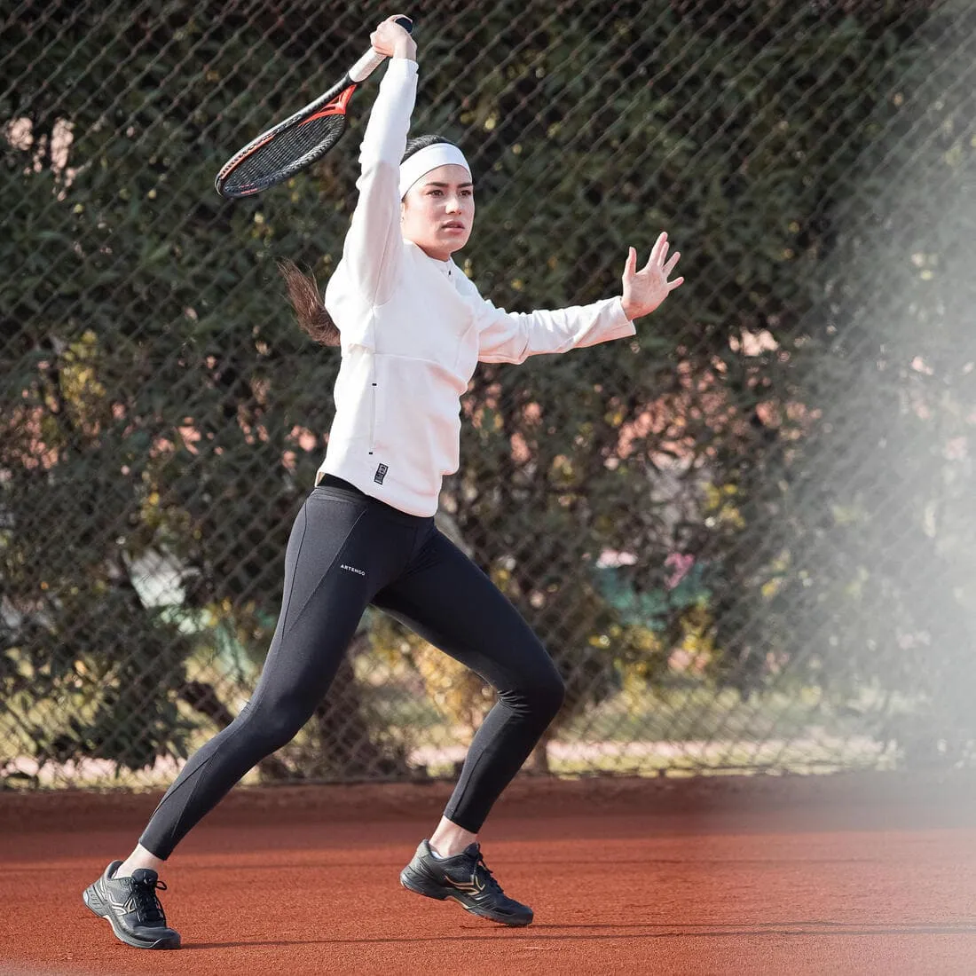 CHAUSSURES DE TENNIS  FEMME TS990 NOIRES TERRE BATTUE