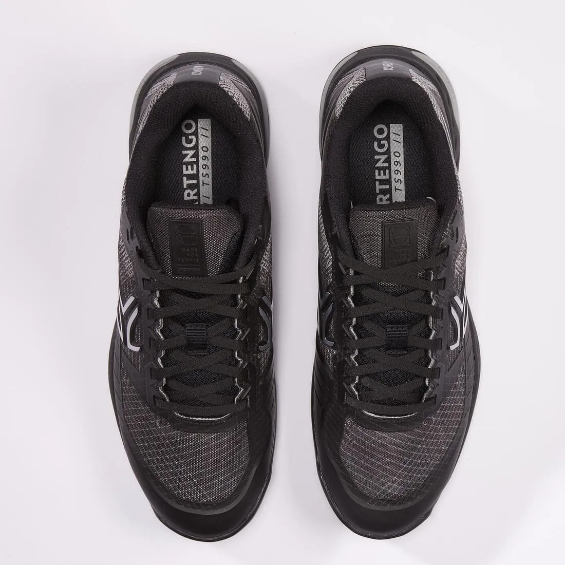 Chaussures de tennis homme terre battue - Artengo FAST Pro Clay noir Gris