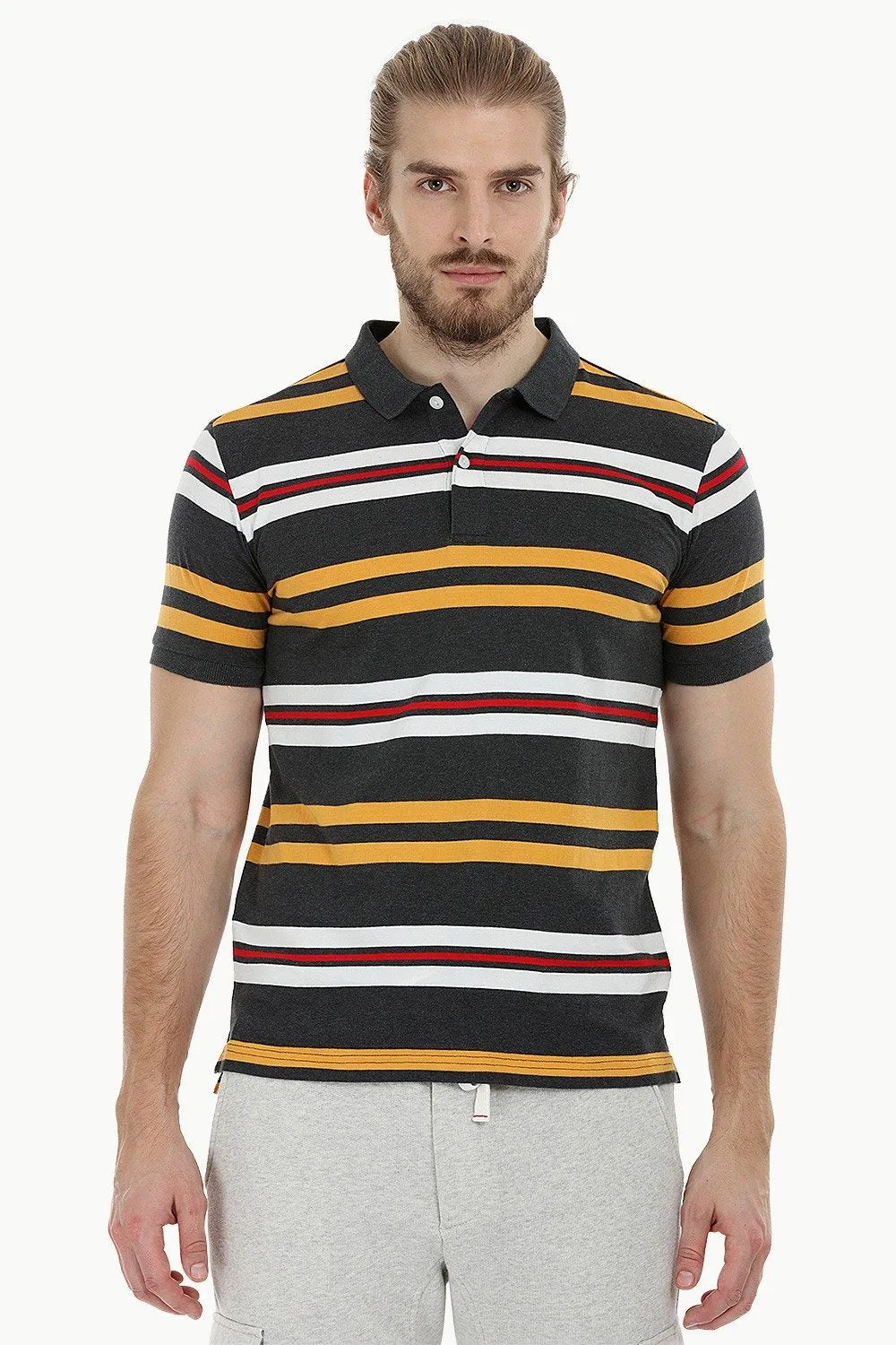 City Striped Polo T-Shirt