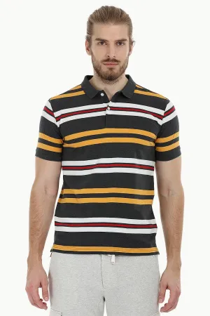City Striped Polo T-Shirt