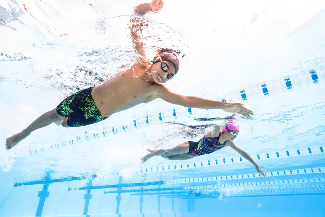 Coated mesh swim cap - Plain fabric - Size L