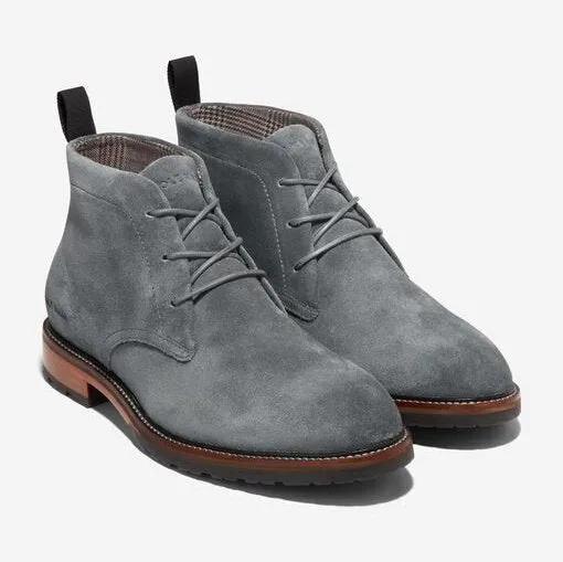 Cole Haan Men's Berkshire Lug Chukka Boots Turbulence Suede/Natural WR C37587