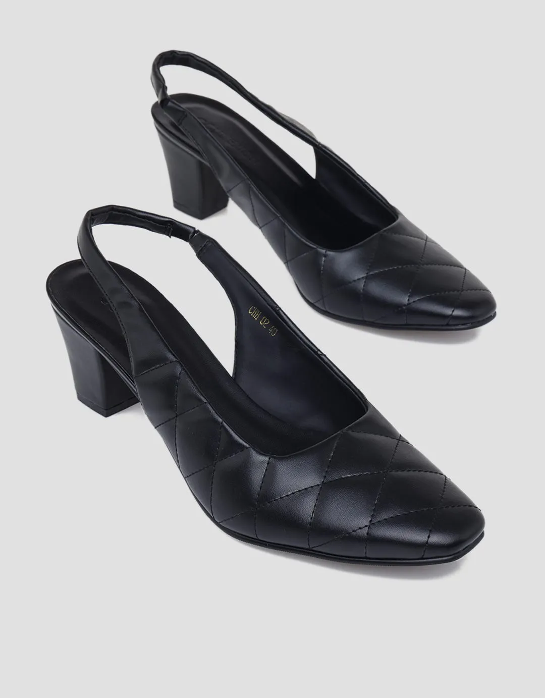 Connexion Slingback Quilted Sepatu Wanita