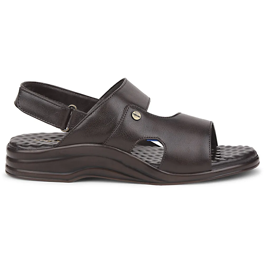 Coolers Brown Formal Sandal For Men 7123-140 By Liberty