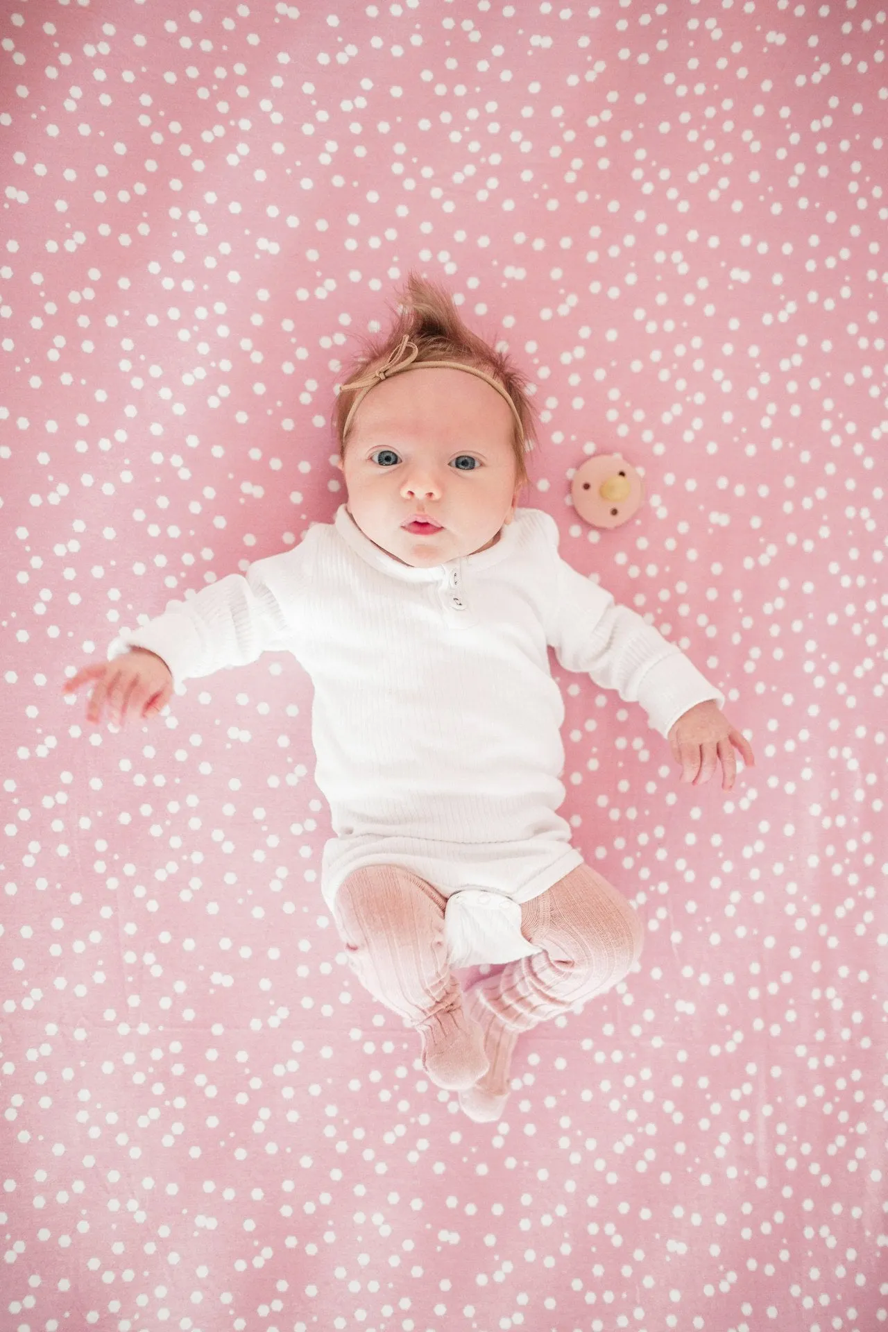 Copper Pearl Lucy Fitted Crib Sheet