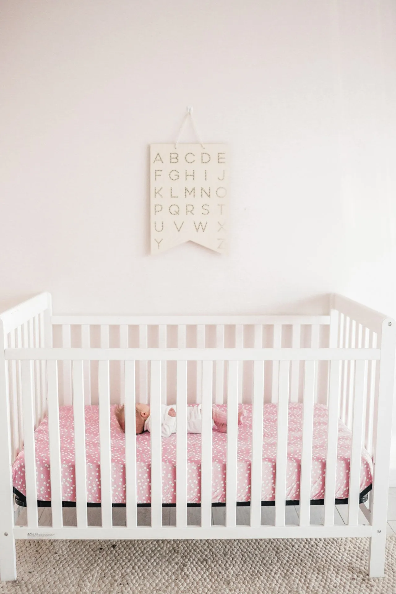 Copper Pearl Lucy Fitted Crib Sheet