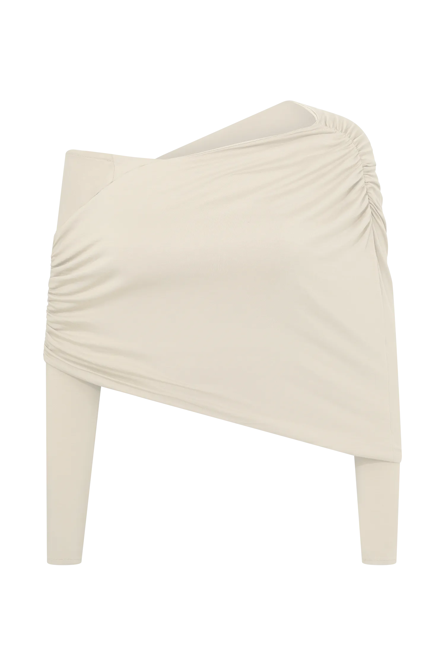 Corinna Modal One Shoulder Top - Ivory