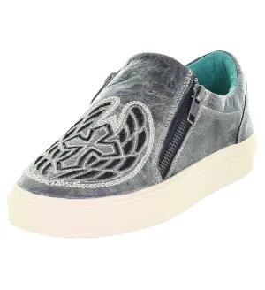 Corral Gray Wings and Cross Sneakers