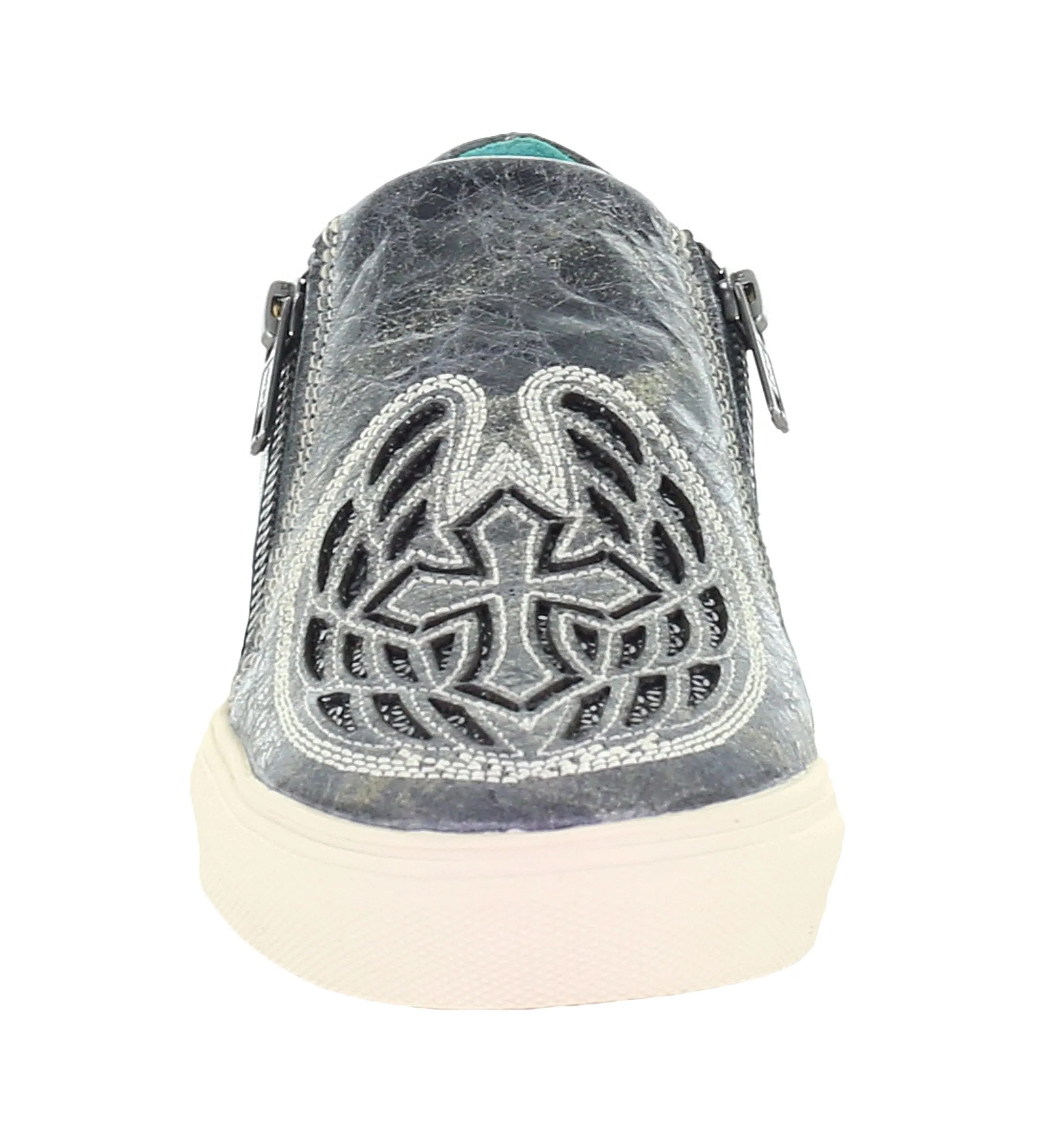 Corral Gray Wings and Cross Sneakers
