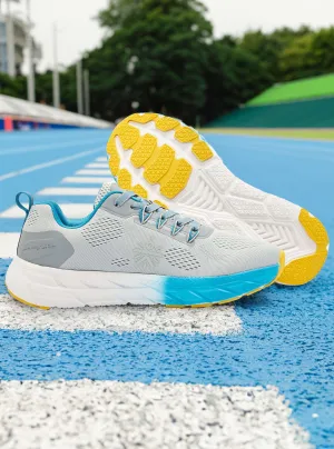 cult EZ  Ryde Men Running Shoes - Ash Grey/Turquoise Blue