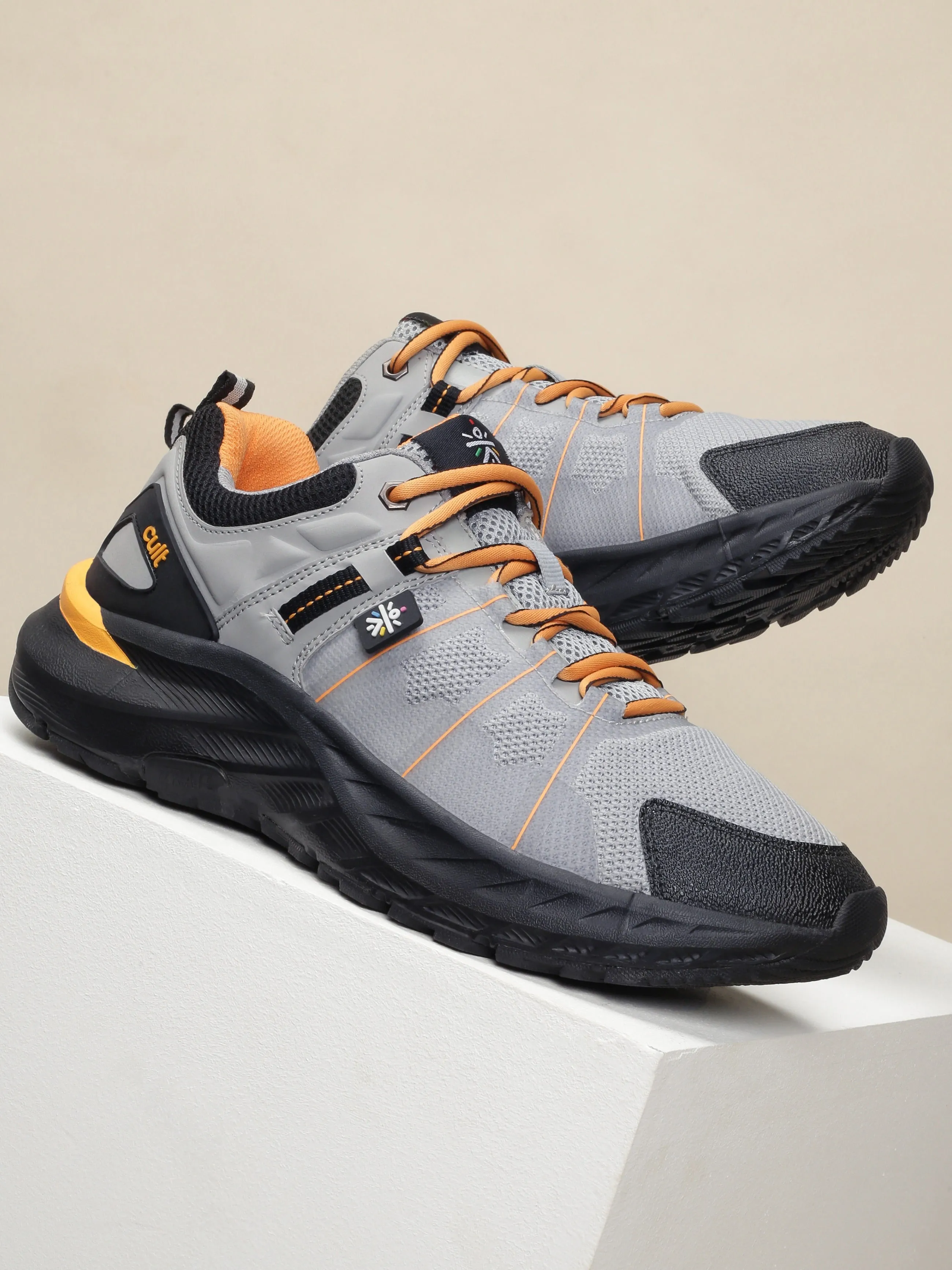 cult Men's TurboTrail Outdoor Shoes - L.Grey/Black