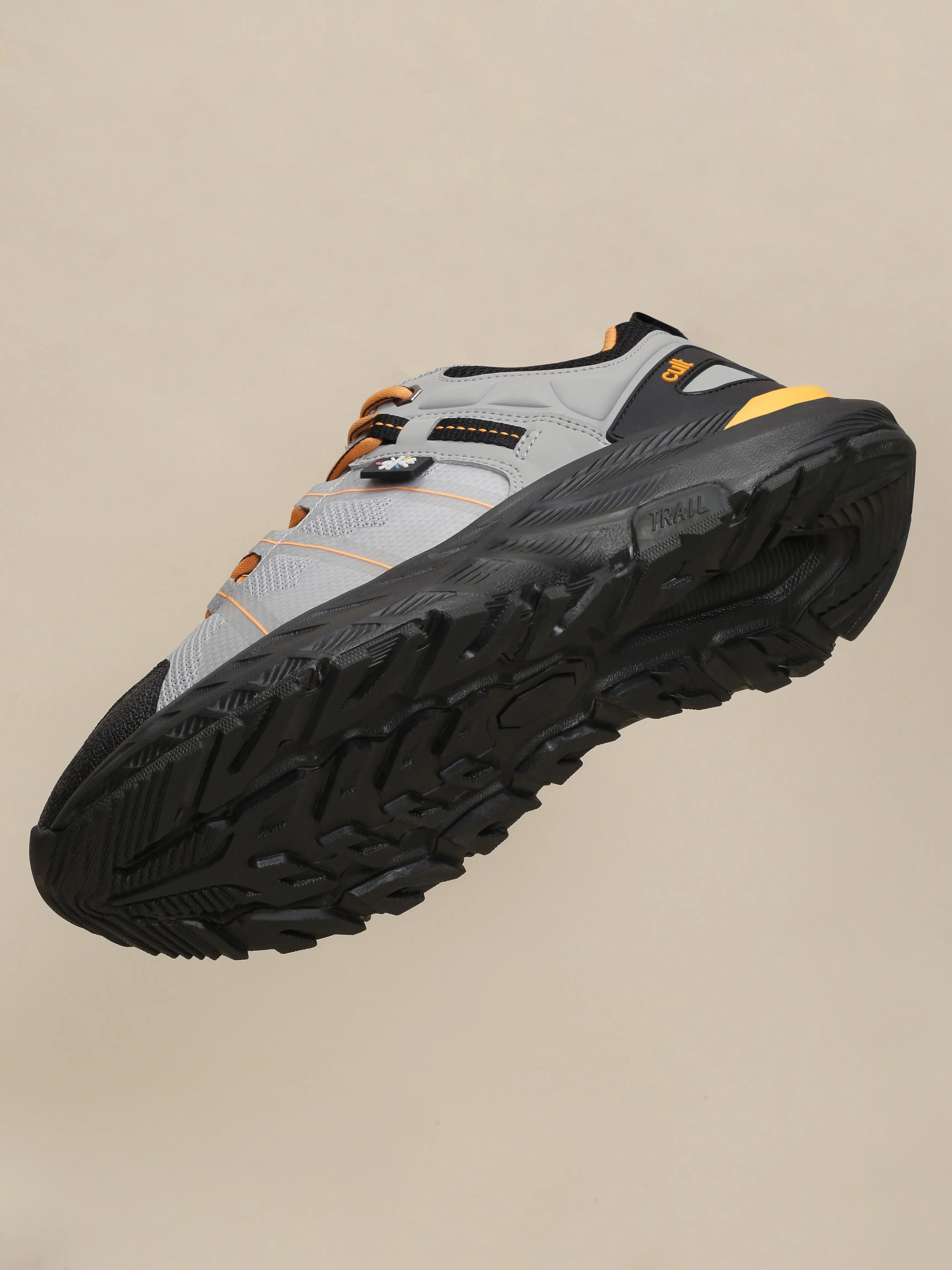 cult Men's TurboTrail Outdoor Shoes - L.Grey/Black