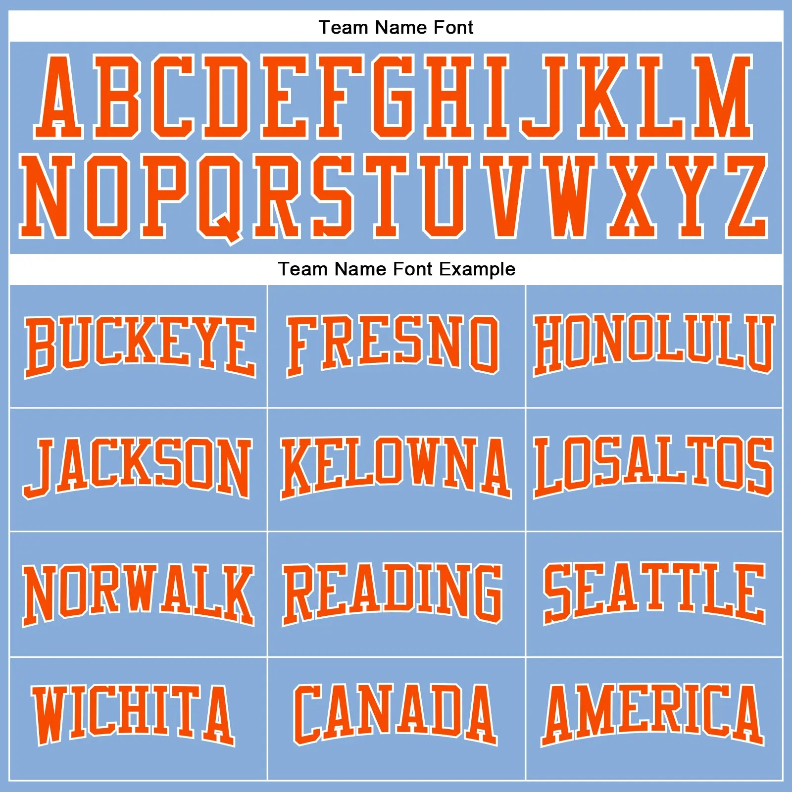 Custom Light Blue Orange-White Long Sleeve Performance T-Shirt
