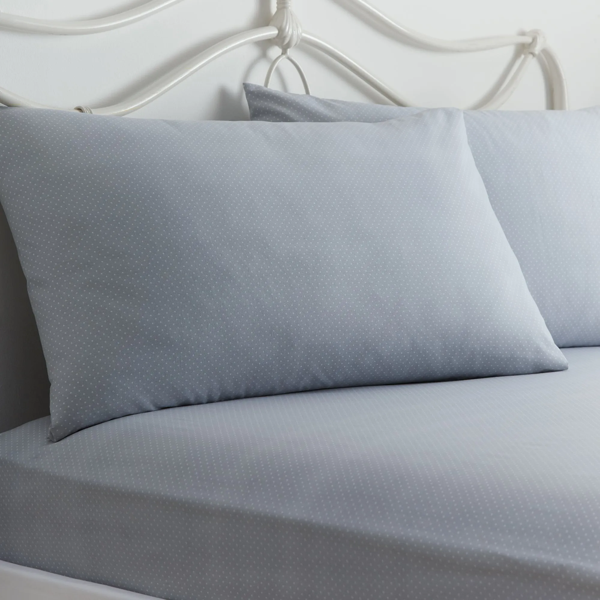 D&D Kristen Fitted Bed Sheet Set (28cm) - Grey