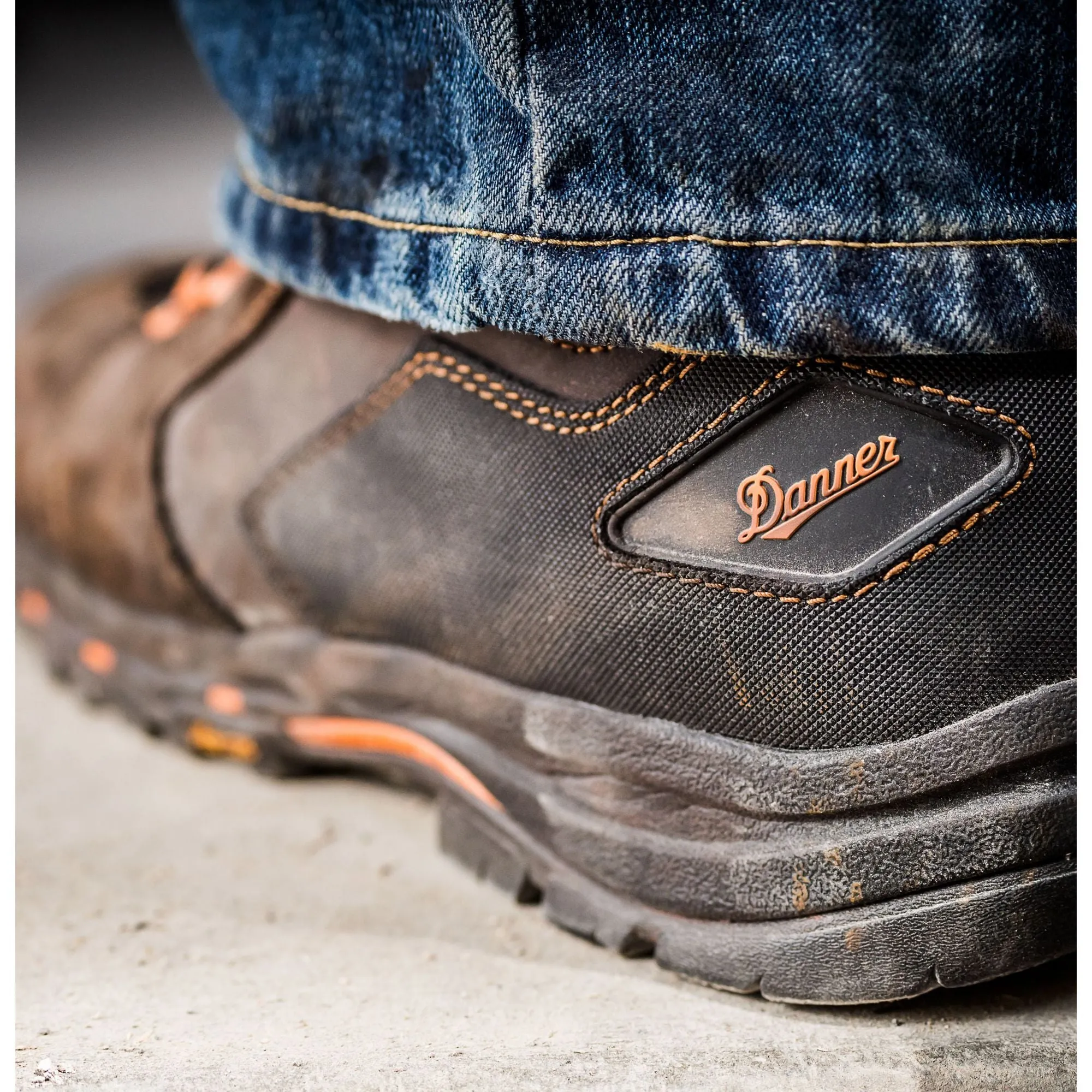Danner Men's Vicious 4.5" Composite Toe Waterproof Work Boot - Brown - 13860