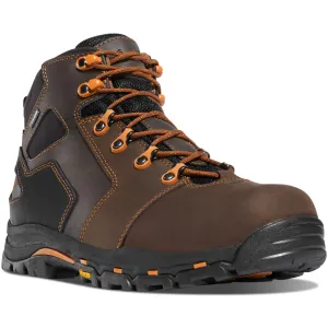 Danner Men's Vicious 4.5" Composite Toe Waterproof Work Boot - Brown - 13860