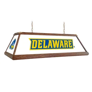 Delaware Blue Hens: Premium Wood Pool Table Light