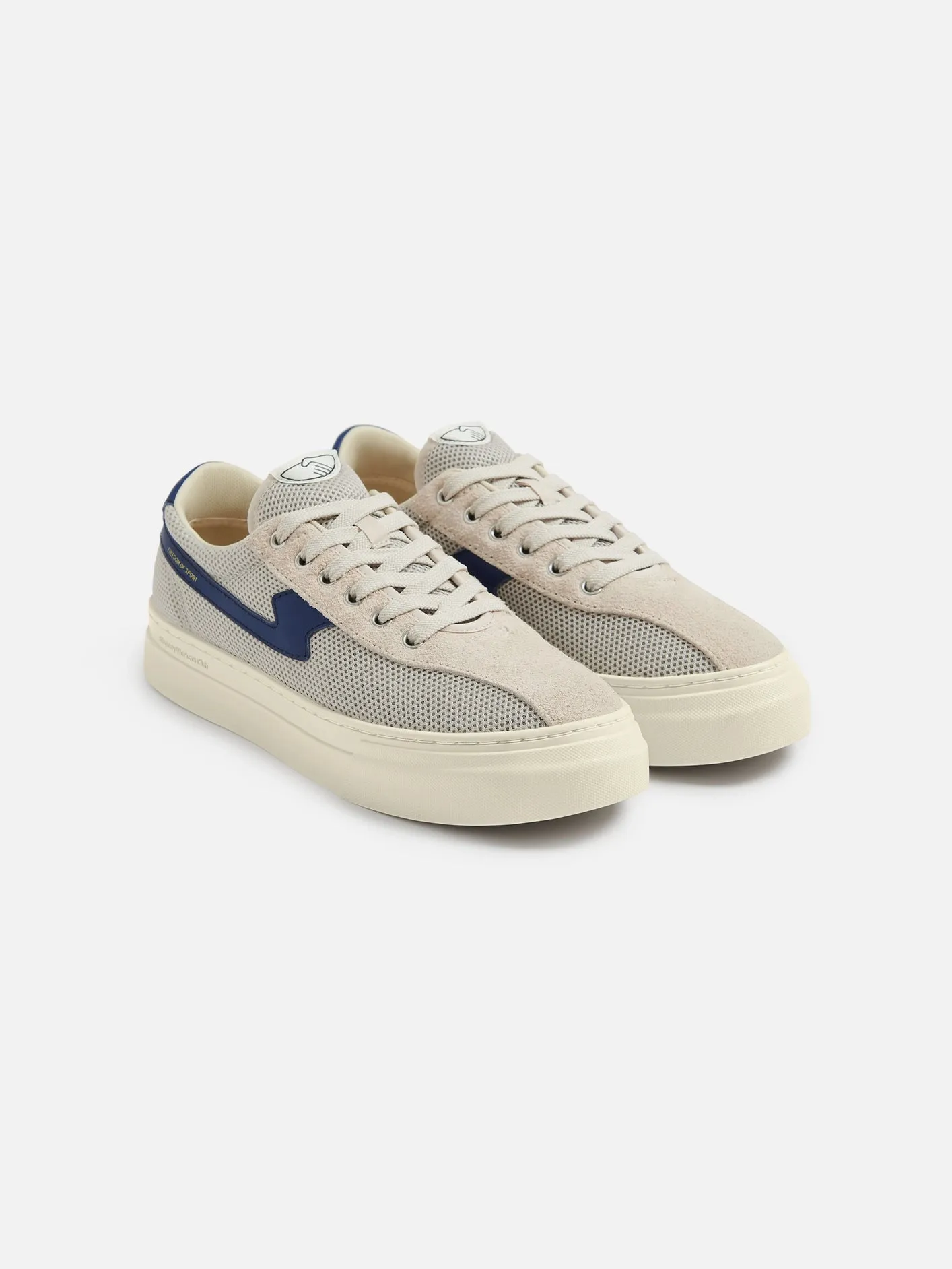 Dellow S-Strike Cup Tennis Mesh - Ecru/Blue