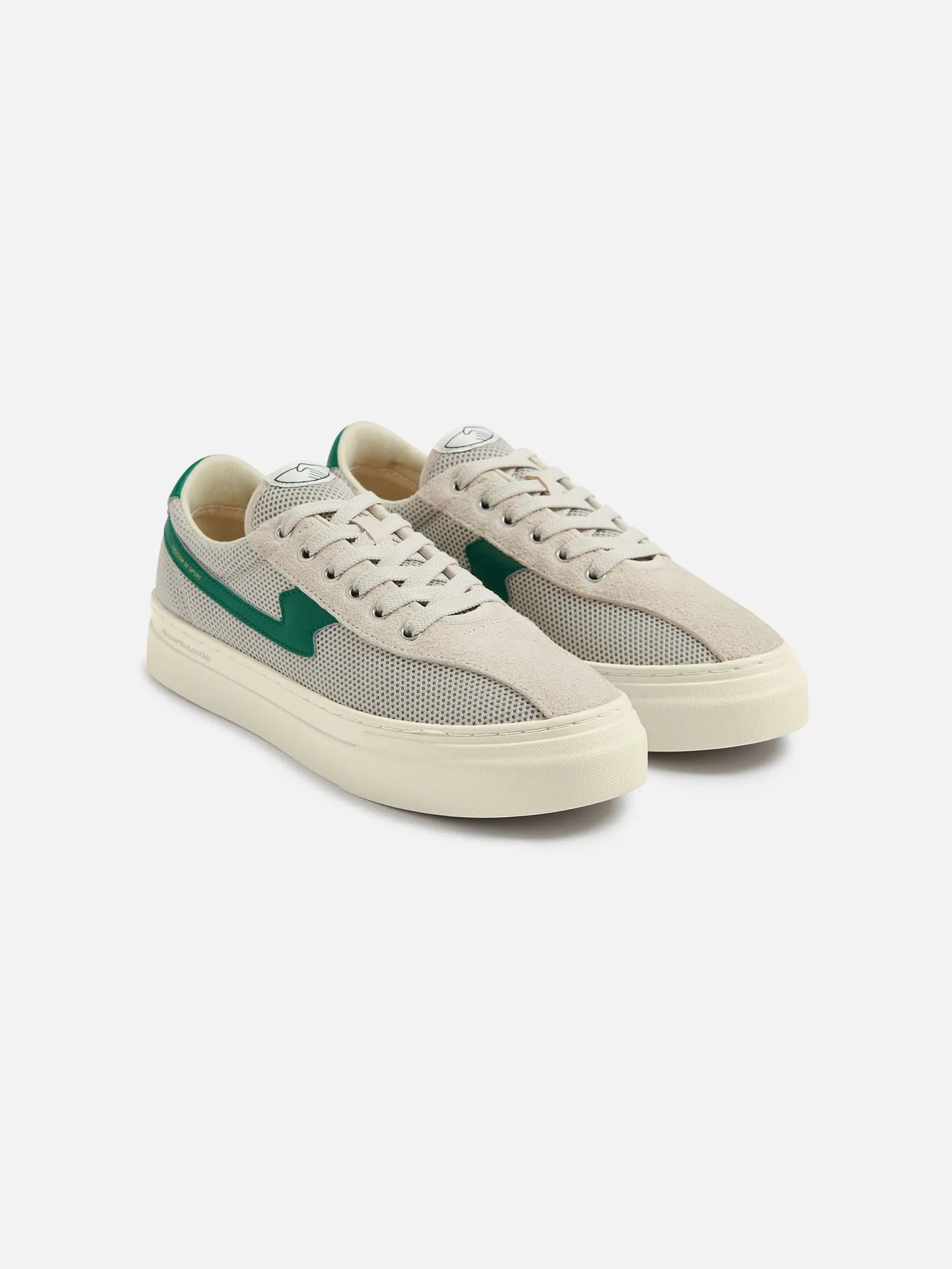 Dellow S-Strike Cup Tennis Mesh - Ecru/Green