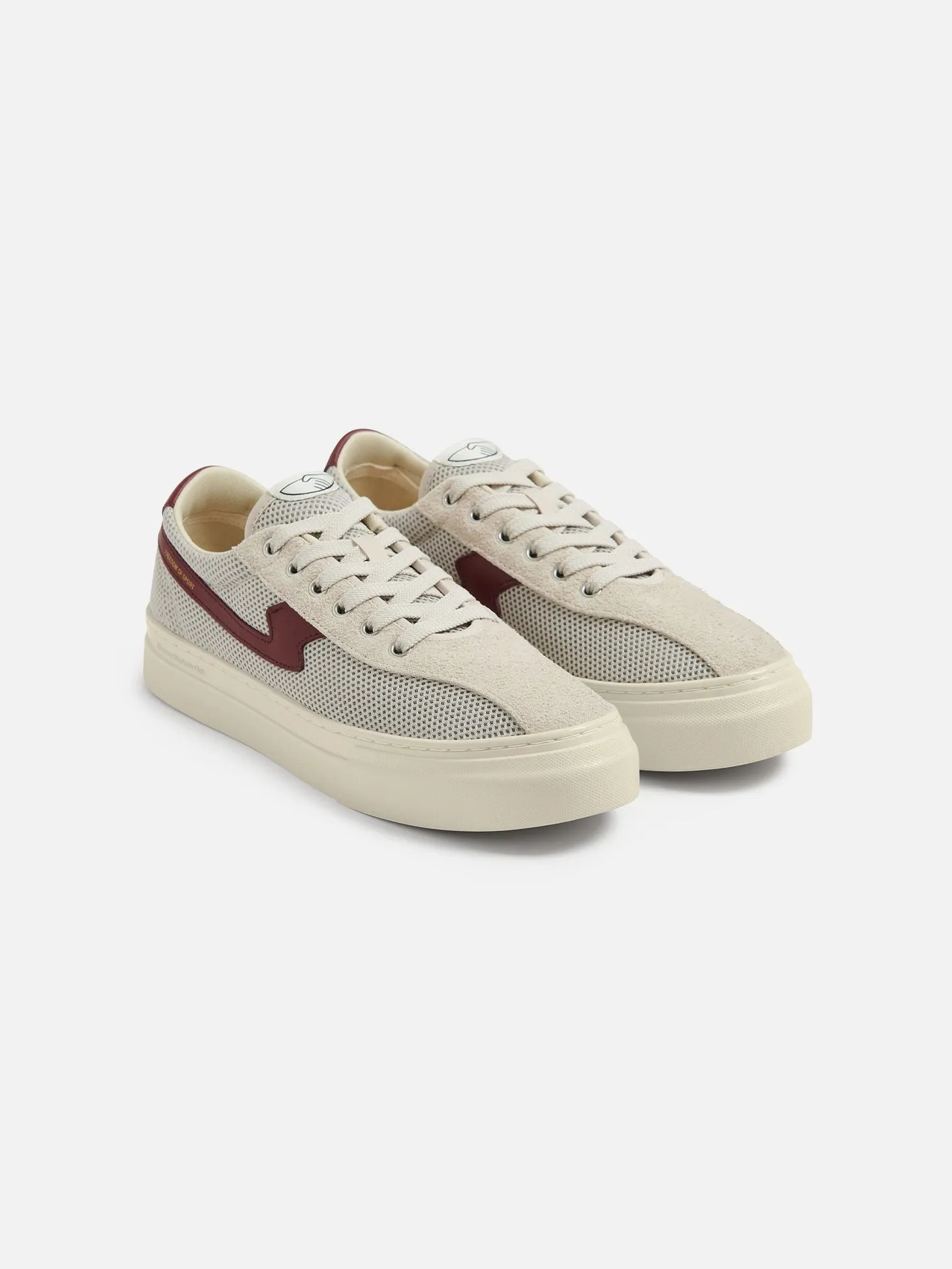 Dellow S-Strike Cup Tennis Mesh - Ecru/Red
