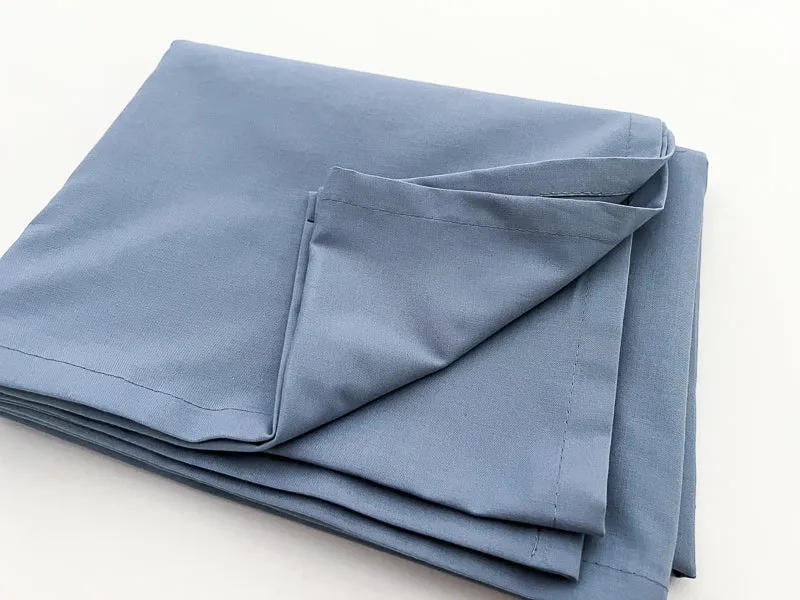 Denim Blue Crib Sheets