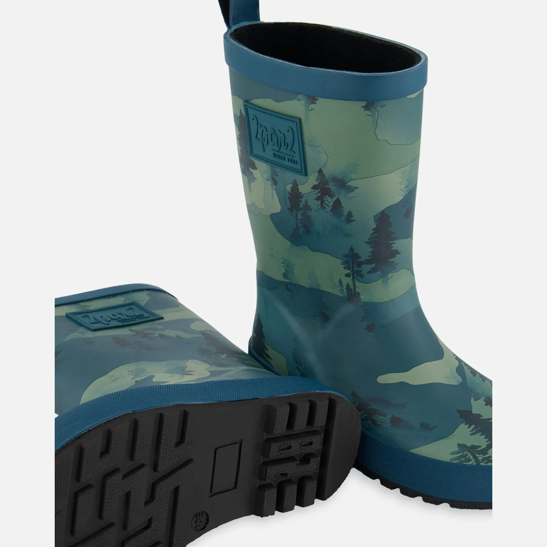 Deux Par Deux Rain Boots - Camo