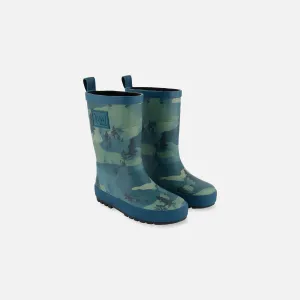 Deux Par Deux Rain Boots - Camo