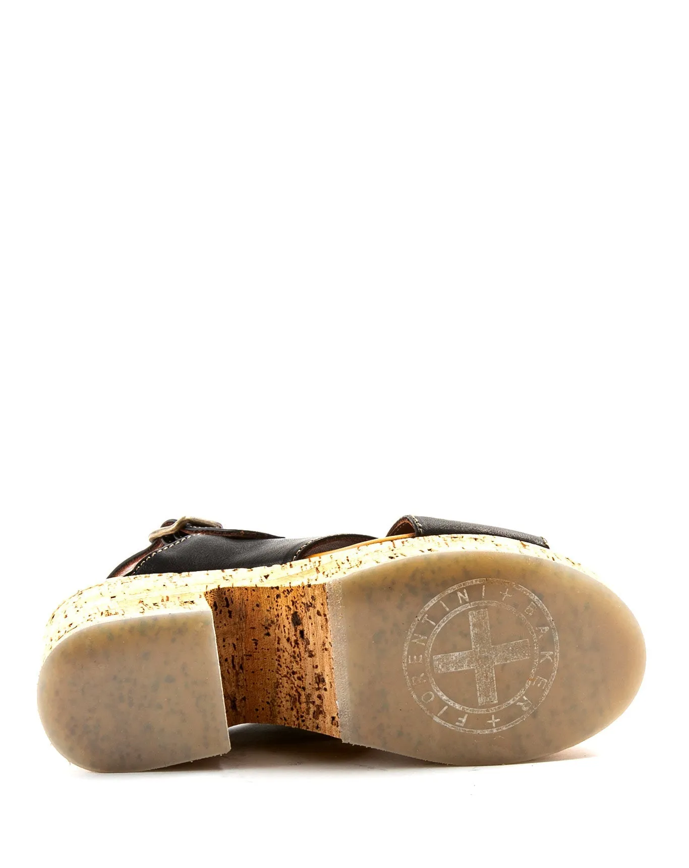 DEVON Black Leather Sandals