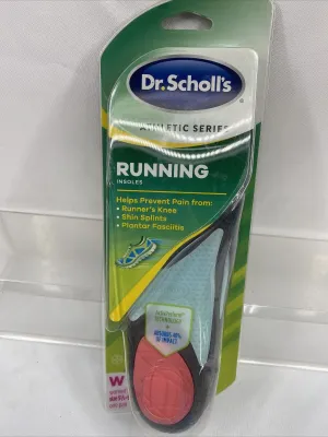 Dr. Scholl's Running Insoles WoMen’s 5 1/2-9 shin splints knee support planters