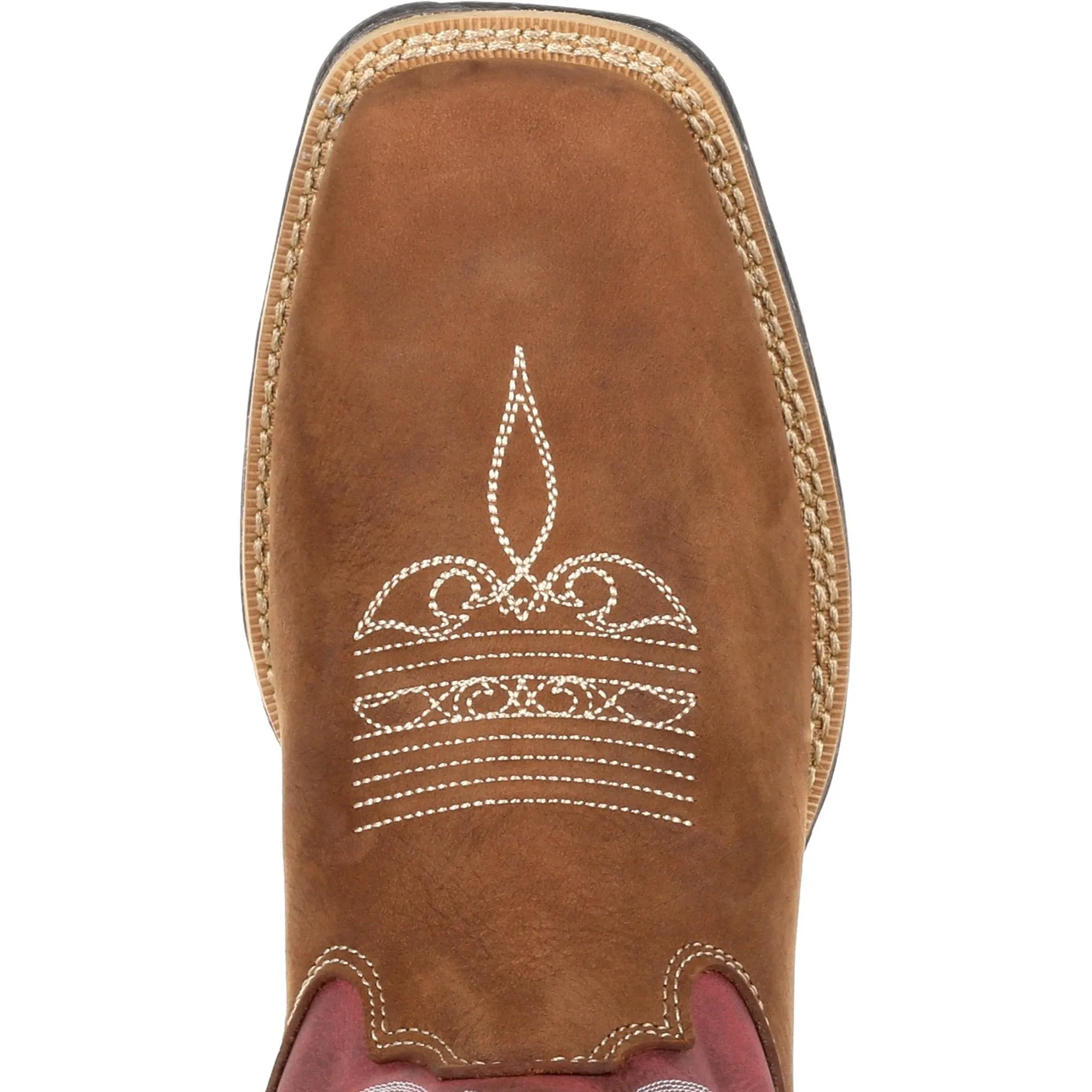 Durango Women's Lady Rebel 10" Square Toe Western Boot- Rusty Red- DRD0349