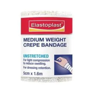 ELASTOPLAST Medium Crepe Bandage 5cmx1.6m