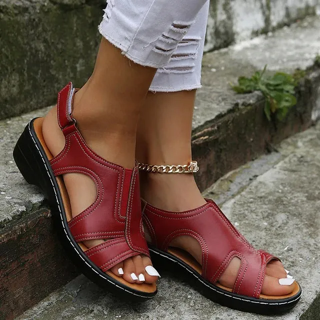 Estelle | Luxury Orthopaedic Wedge Sandals