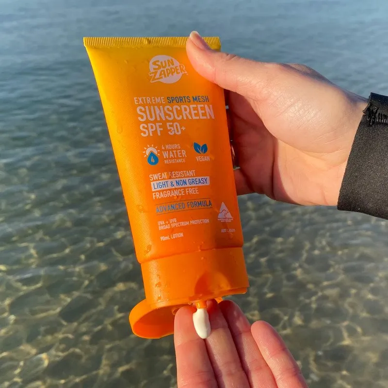 [Expiry: 06/2026] ] Sun Zapper Extreme Sports Mesh Sunscreen SPF 50  90mL