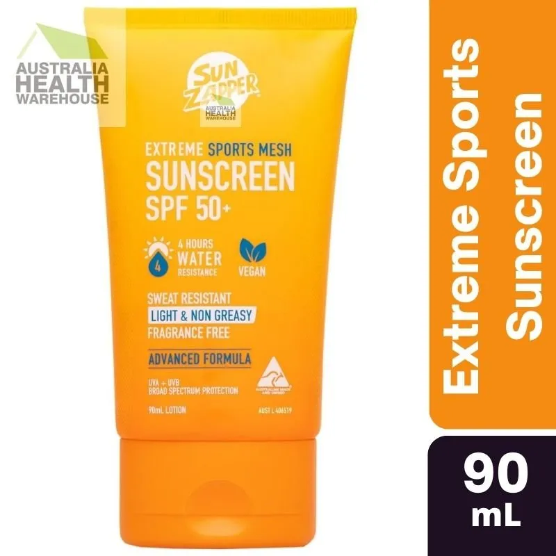 [Expiry: 06/2026] ] Sun Zapper Extreme Sports Mesh Sunscreen SPF 50  90mL
