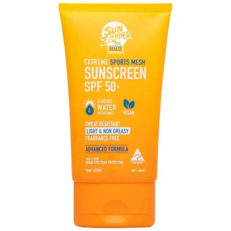 [Expiry: 06/2026] ] Sun Zapper Extreme Sports Mesh Sunscreen SPF 50  90mL