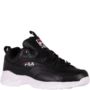 Fila Women's Disarray Black Leather Synthetic Sneakers Shoes