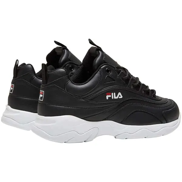 Fila Women's Disarray Black Leather Synthetic Sneakers Shoes
