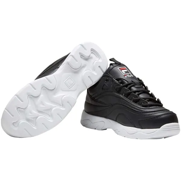 Fila Women's Disarray Black Leather Synthetic Sneakers Shoes