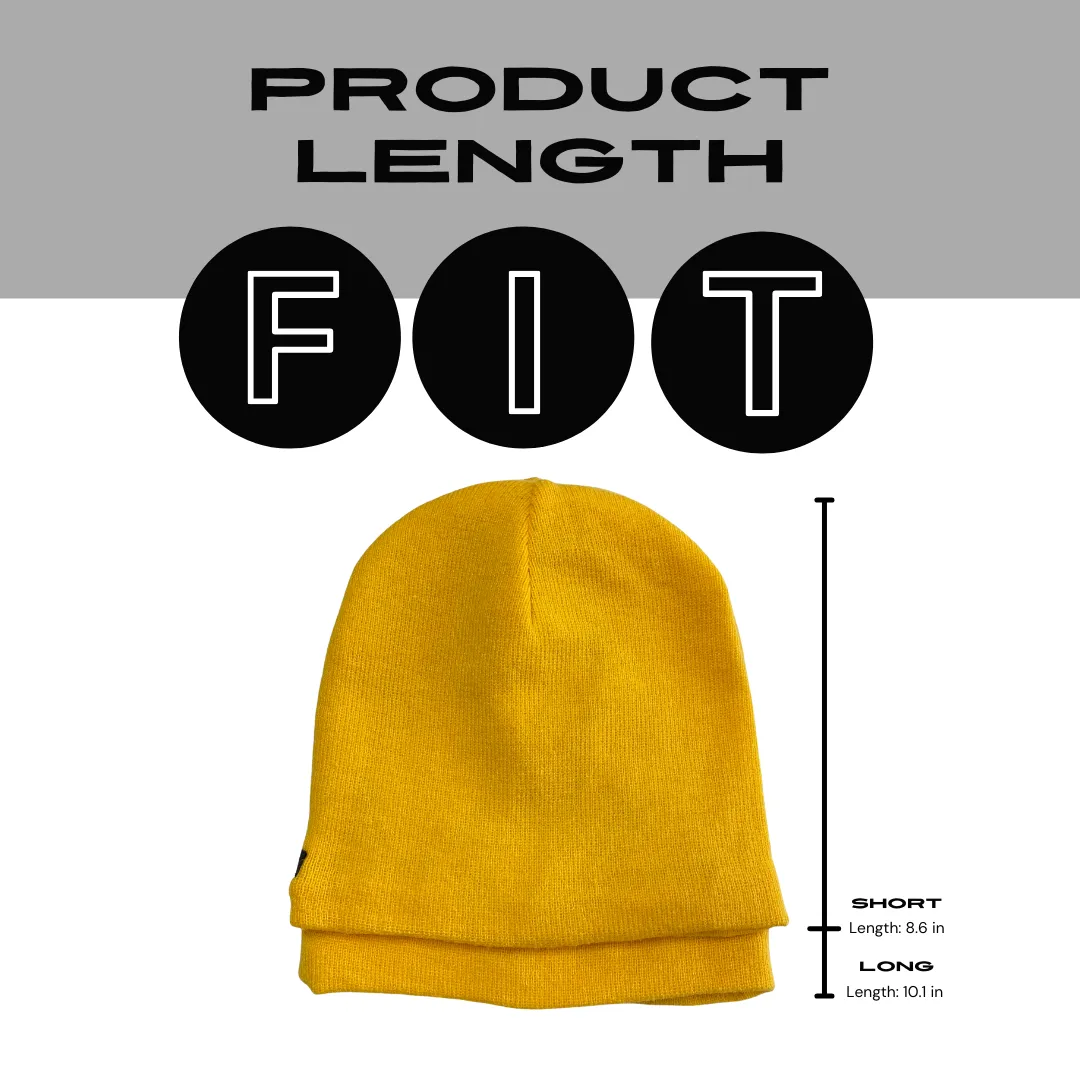 Fitted Beanie - Mustard Yellow