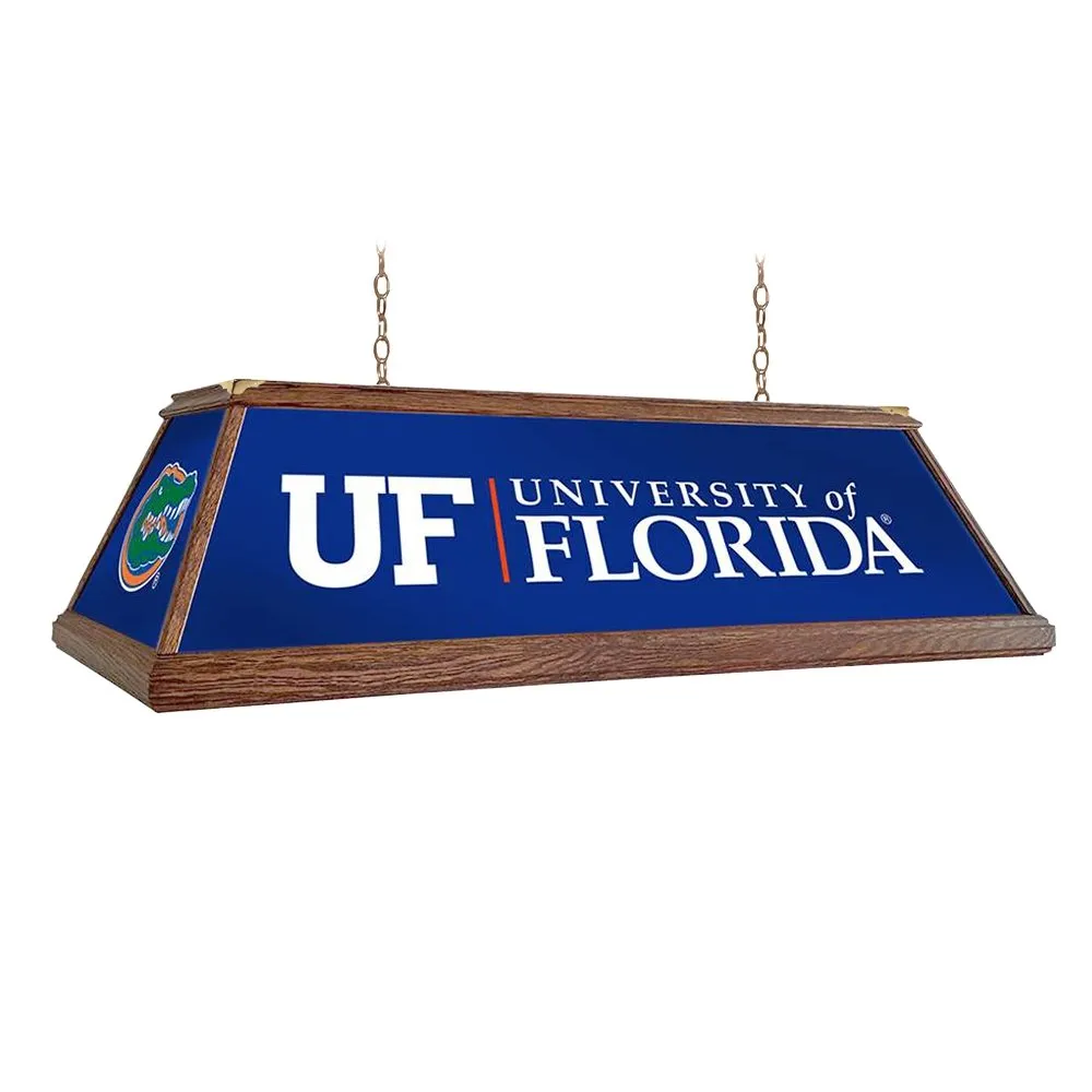 Florida Gators: Premium Wood Pool Table Light