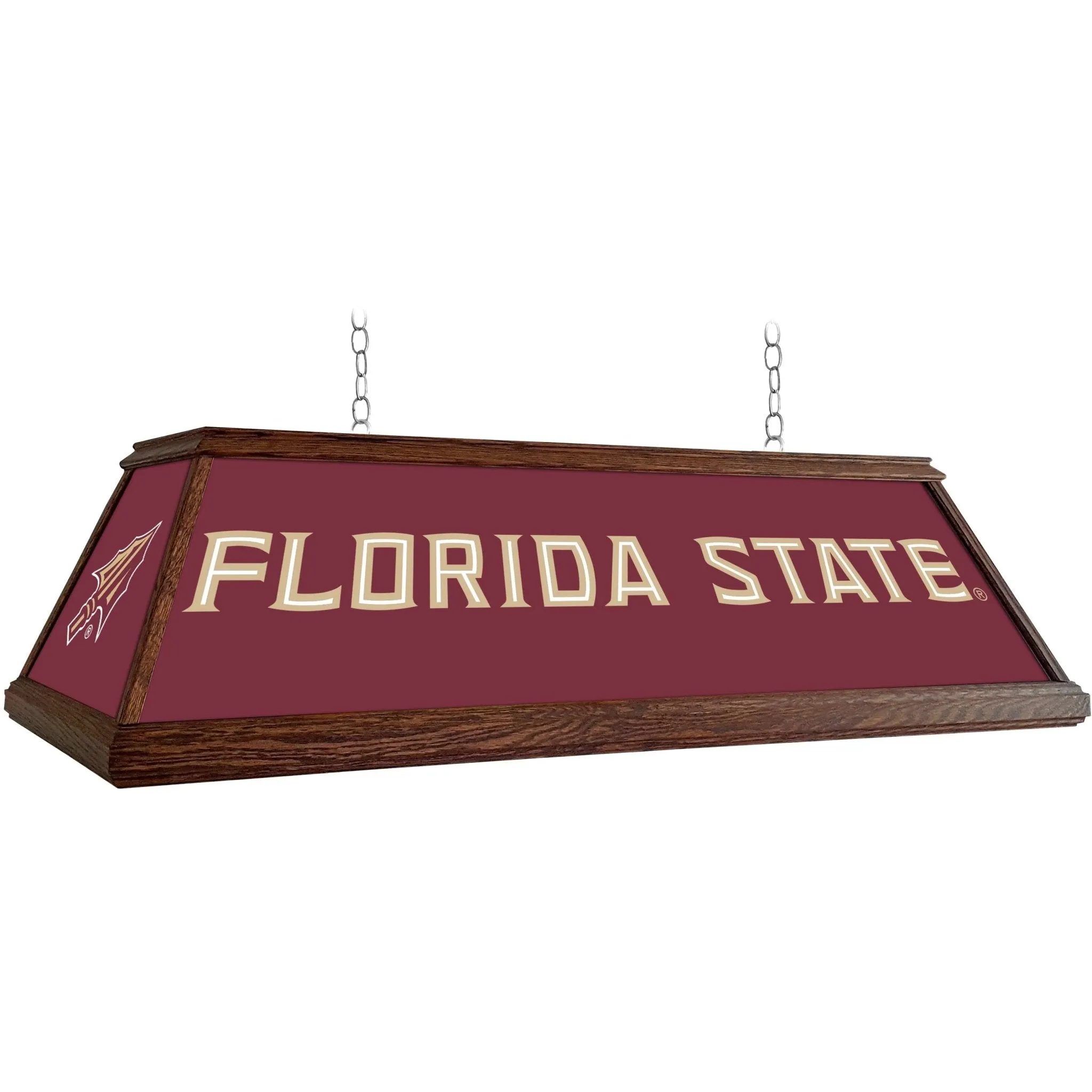 Florida State Seminoles: Premium Wood Pool Table Light