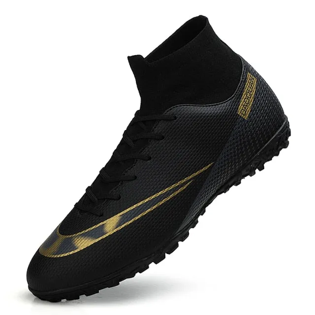 Football Black White Soccer Boots