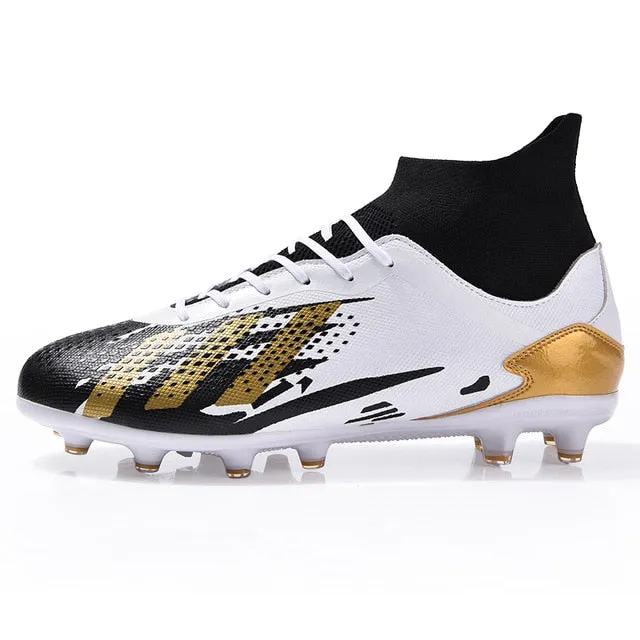 Football Black White Soccer Boots