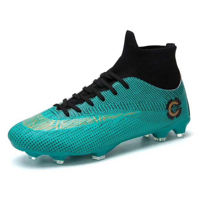 Football Black White Soccer Boots