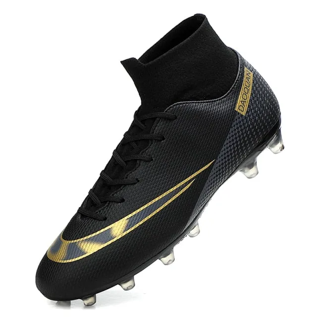 Football Black White Soccer Boots