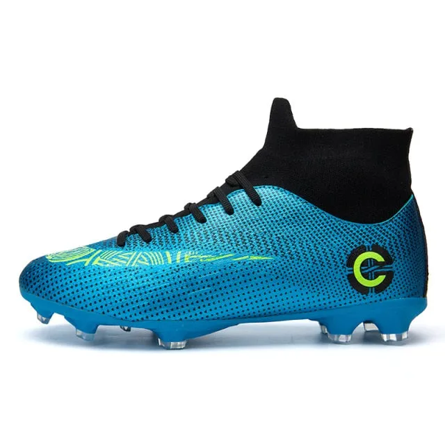 Football Black White Soccer Boots