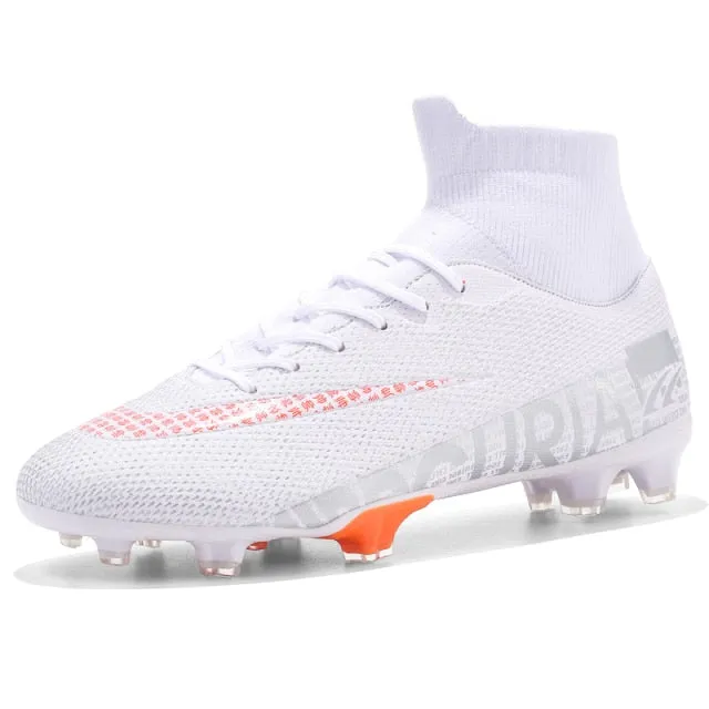 Football Black White Soccer Boots