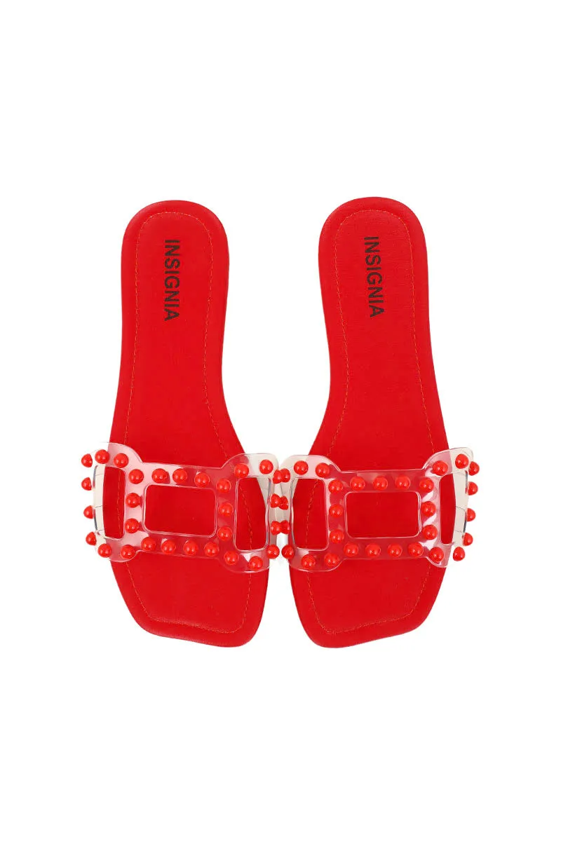 Formal Slip On I38569-Red