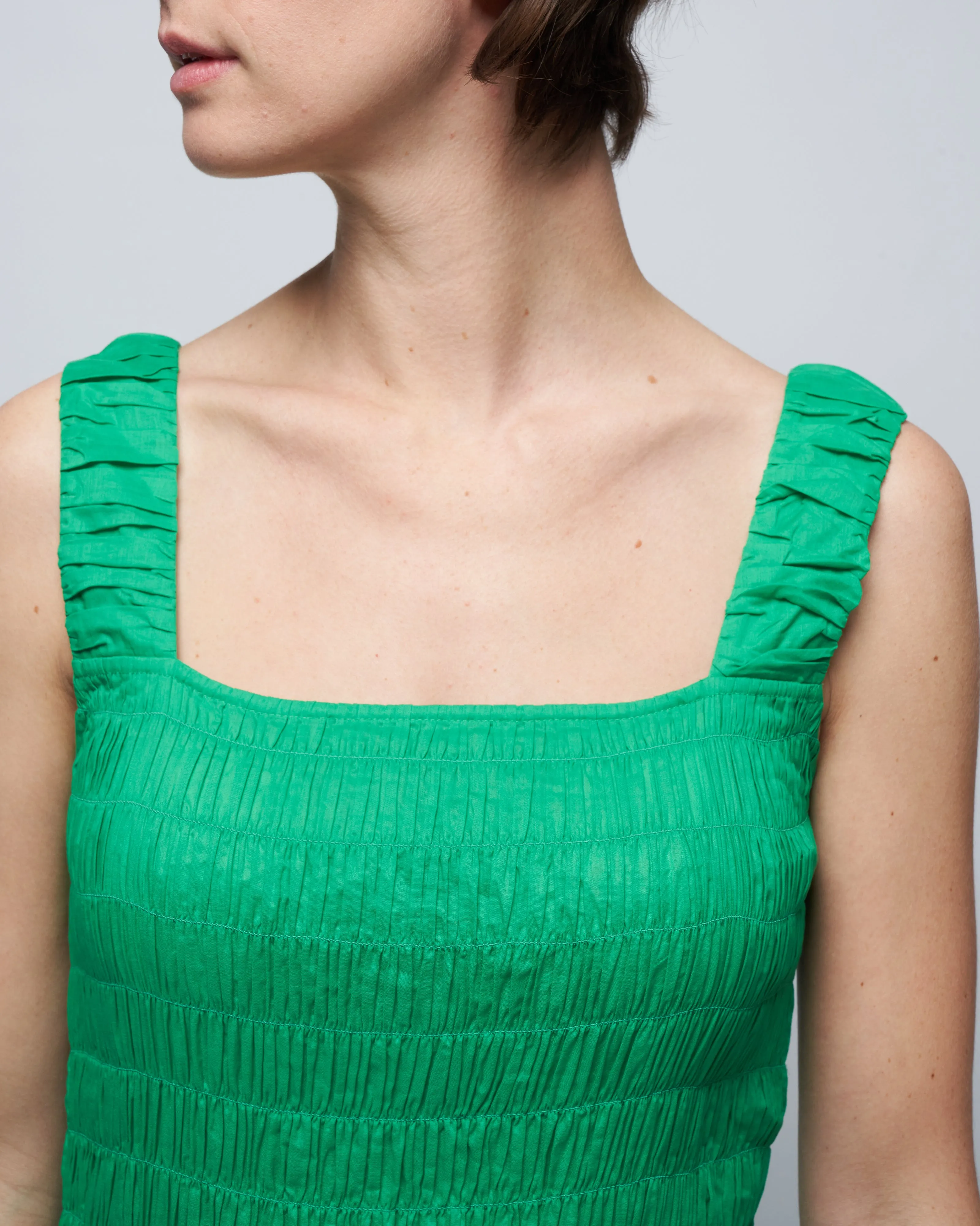 freja dress - kelly green